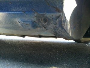 1999 Rover Mini Cooper underneath