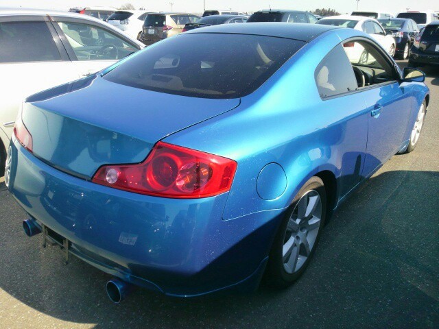 2004 Nissan Skyline V35 350GT Premium coupe right rear