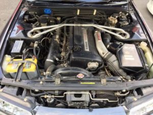 1993 Nissan Skyline R32 GTR grey engine