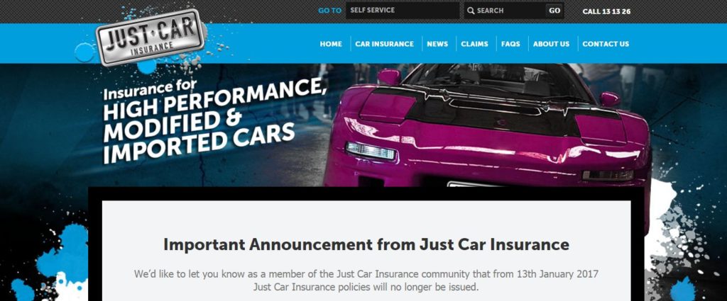 Just Car Insurance Closing