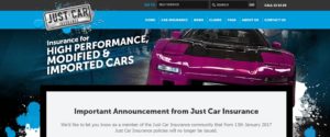 Just Car Insurance Closing