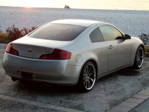 2003 Nissan Skyline V35 350GT coupe rear