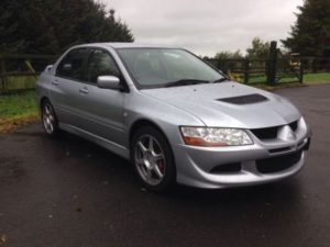2003 Mitsubishi Lancer EVO 8 GSR silver 400px