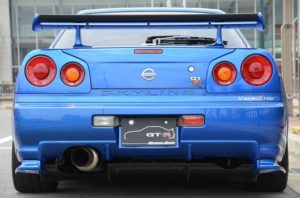 2002 R34 GTR VSpec 2 NUR with Z-Tune bodykit rear