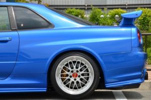 2002 R34 GTR VSpec 2 NUR with Z-Tune bodykit rear half