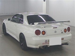 2001 Nissan Skyline R34 GTR VSPEC auction rear