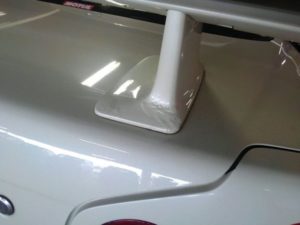 2001 Nissan Skyline R34 GTR VSPEC rear wing rust