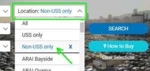 Auction Location Japan Auction Sale Price selection