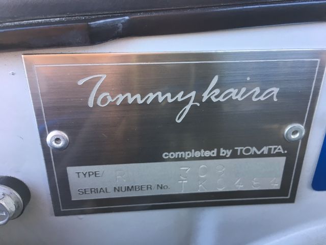 1994 Nissan Skyline R32 GT-R Tommy Kaira Special Edition Tommy Kaira Build plate