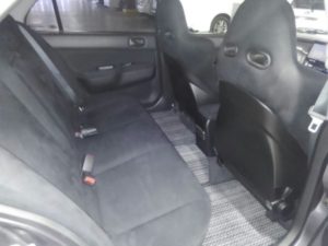2004 Mitsubishi Lancer EVO 8 MR rear seats
