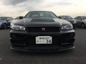 1999 Nissan Skyline R34 GT-R VSpec black front
