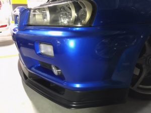 1999 Nissan Skyline R34 GT-R VSpec left front bumper
