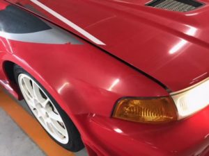 2000 Mitsubishi Lancer EVO 6 TME decal damage 1