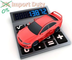 5% import duty removed