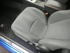 1999 Nissan Skyline R34 GT-R VSpec TV2 Bayside Blue left front seat