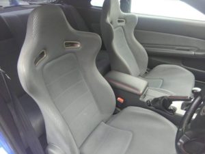 1999 Nissan Skyline R34 GT-R VSpec TV2 Bayside Blue seats