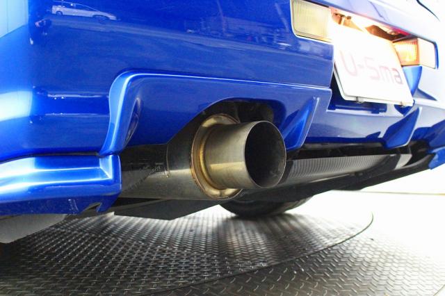 2001 R34 GTR VSpec II Bayside Blue exhaust