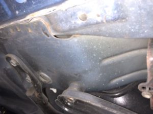 1999 Nissan Skyline R34 GTR VSpec Bayside Blue underbody 3