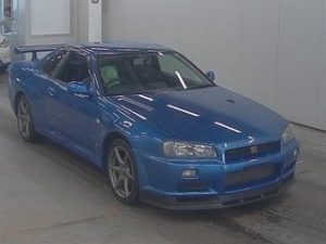 2001 Nissan Skyline R34 GT-R VSpec 2 auction front