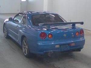 2001 Nissan Skyline R34 GT-R VSpec 2 auction rear