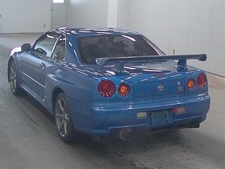 2001 Nissan Skyline R34 GT-R VSpec 2 auction rear