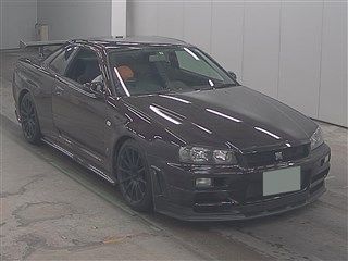 1999 Nissan Skyline R34 GTR VSpec MP2 auction front