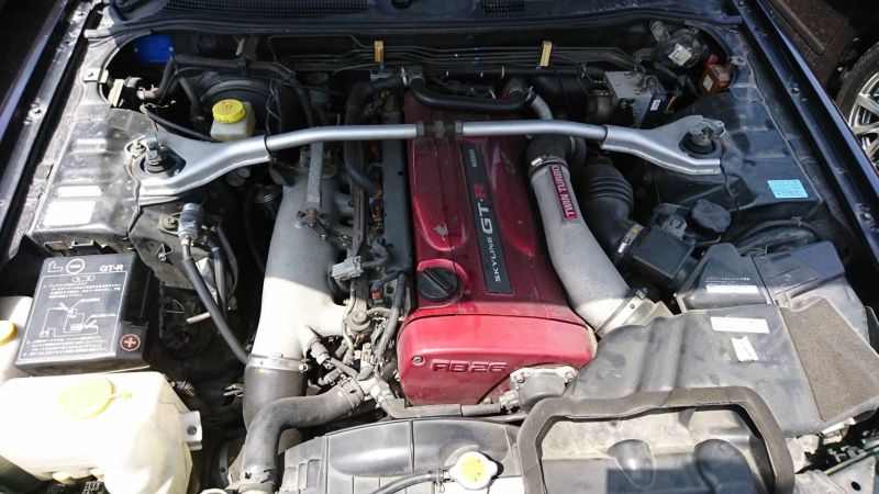 1999 Nissan Skyline R34 GTR VSpec MP2 engine bay