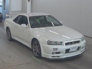 2002 Nissan Skyline R34 GTR MSpec auction front