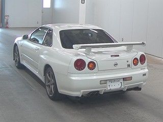 2002 Nissan Skyline R34 GTR MSpec auction rear