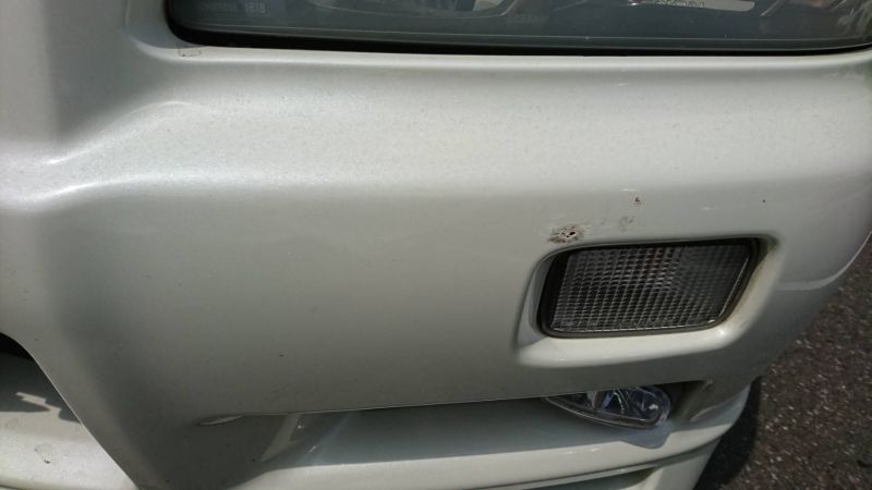 2002 Nissan Skyline R34 GTR MSpec front bumper damage