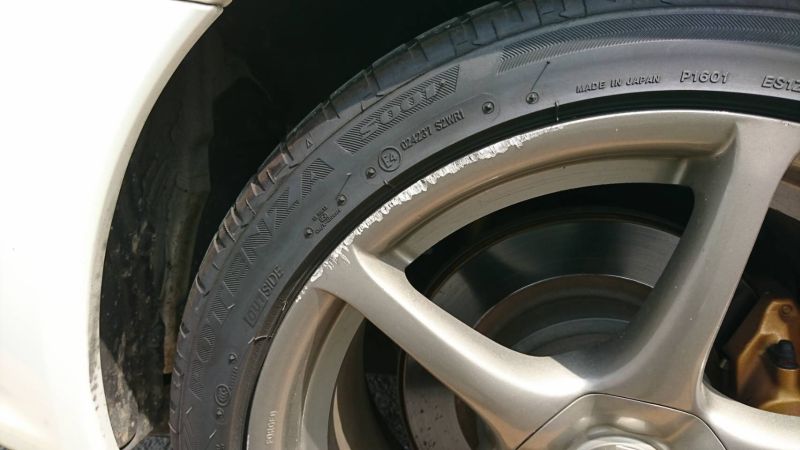 2002 Nissan Skyline R34 GTR MSpec wheel scrape