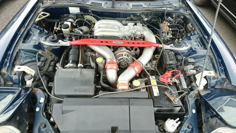 1992 Mazda RX-7 turbo engine