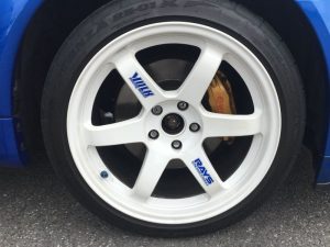 2000 Nissan Skyline R34 GTR VSpec Bayside Blue RAYS