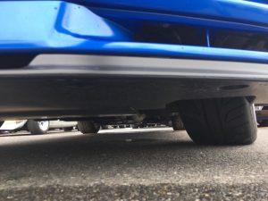 2000 Nissan Skyline R34 GTR VSpec Bayside Blue front lip spoiler