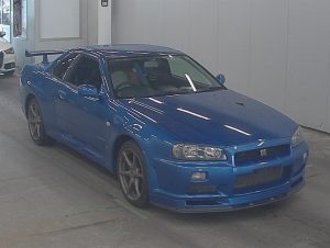 2001 R34 GTR VSpec 2 bayside blue