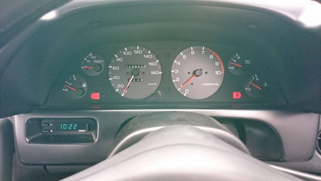 1992 Nissan Skyline R32 GTR odometer