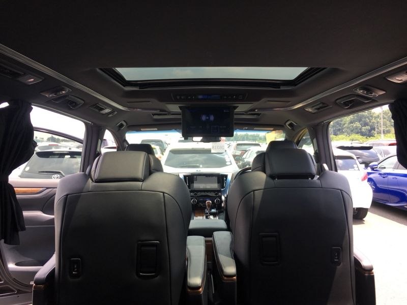 2015 Toyota Vellfire Hybrid Executive Lounge interior rear