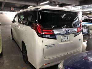 2016 Toyota Alphard Hybrid Executive Lounge left rear