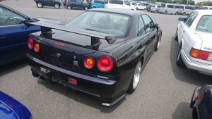 1999 R34 GTR VSpec Midnight Purple II LV4 right rear