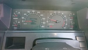1987 NISSAN SKYLINE GTS-R odometer