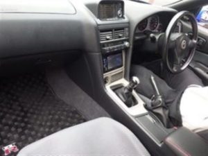 1999 Nissan Skyline R34 GTR VSpec blue auction interior