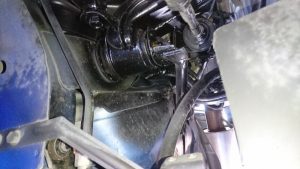 1999 Nissan Skyline R34 GTR VSpec blue underbody 12