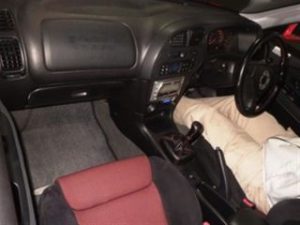 2000 Mitsubishi Lancer EVO 6 TME red auction interior