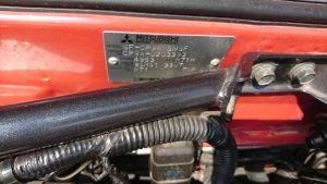 2000 Mitsubishi Lancer EVO 6 TME red build plate