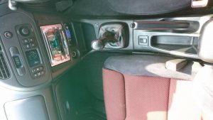 2000 Mitsubishi Lancer EVO 6 TME red console