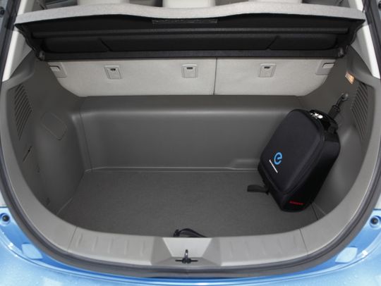 Nissan Leaf import boot space