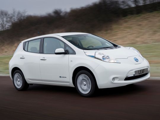 Nissan Leaf import right white