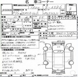 1986 Toyota Sprinter BLACK LTD Auction Report