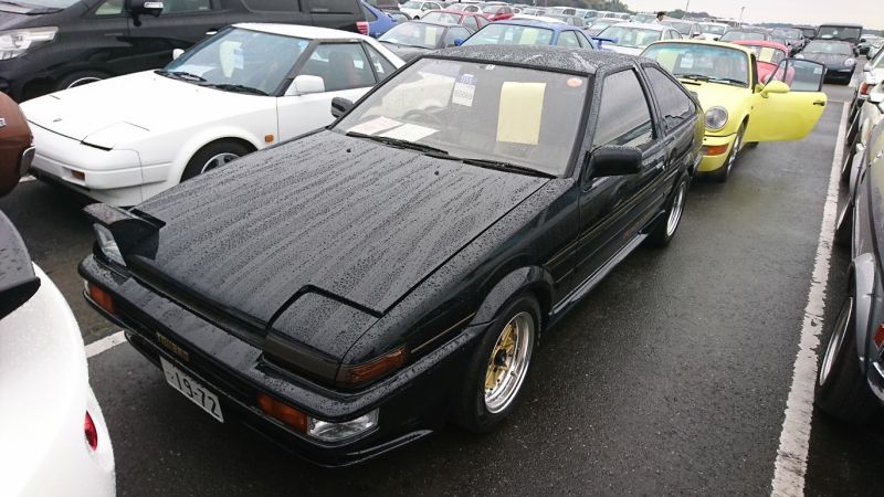 1986 Toyota Sprinter BLACK LTD left front