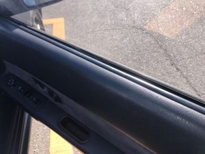 1990 Nissan Skyline R32 GTR NISMO driver window trim